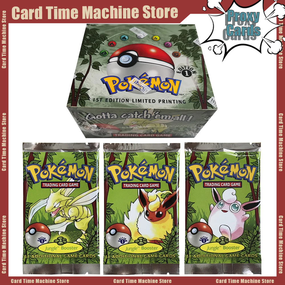 Board Game Idea - Pokémon Cards 1st Edition Jungle Booster