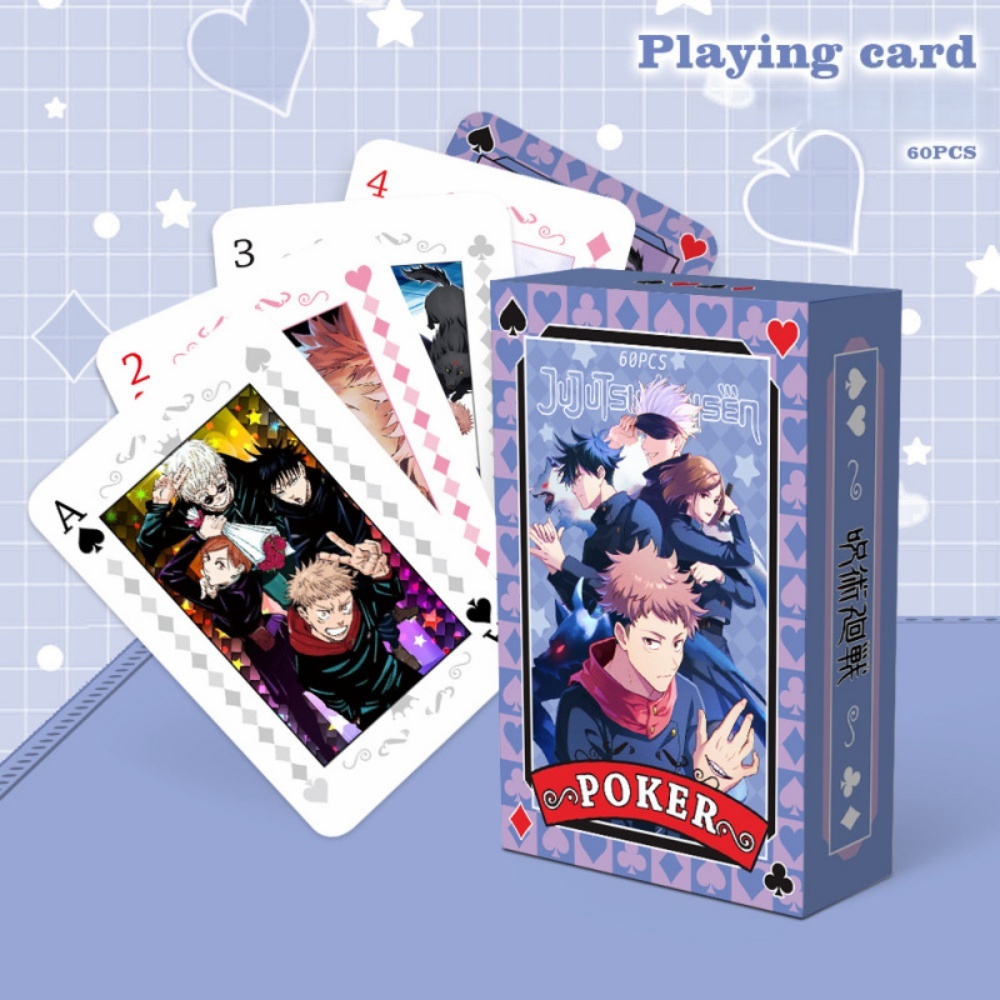 Board Game Naruto - Anime Jujutsu Kaisen Poker Toy Board