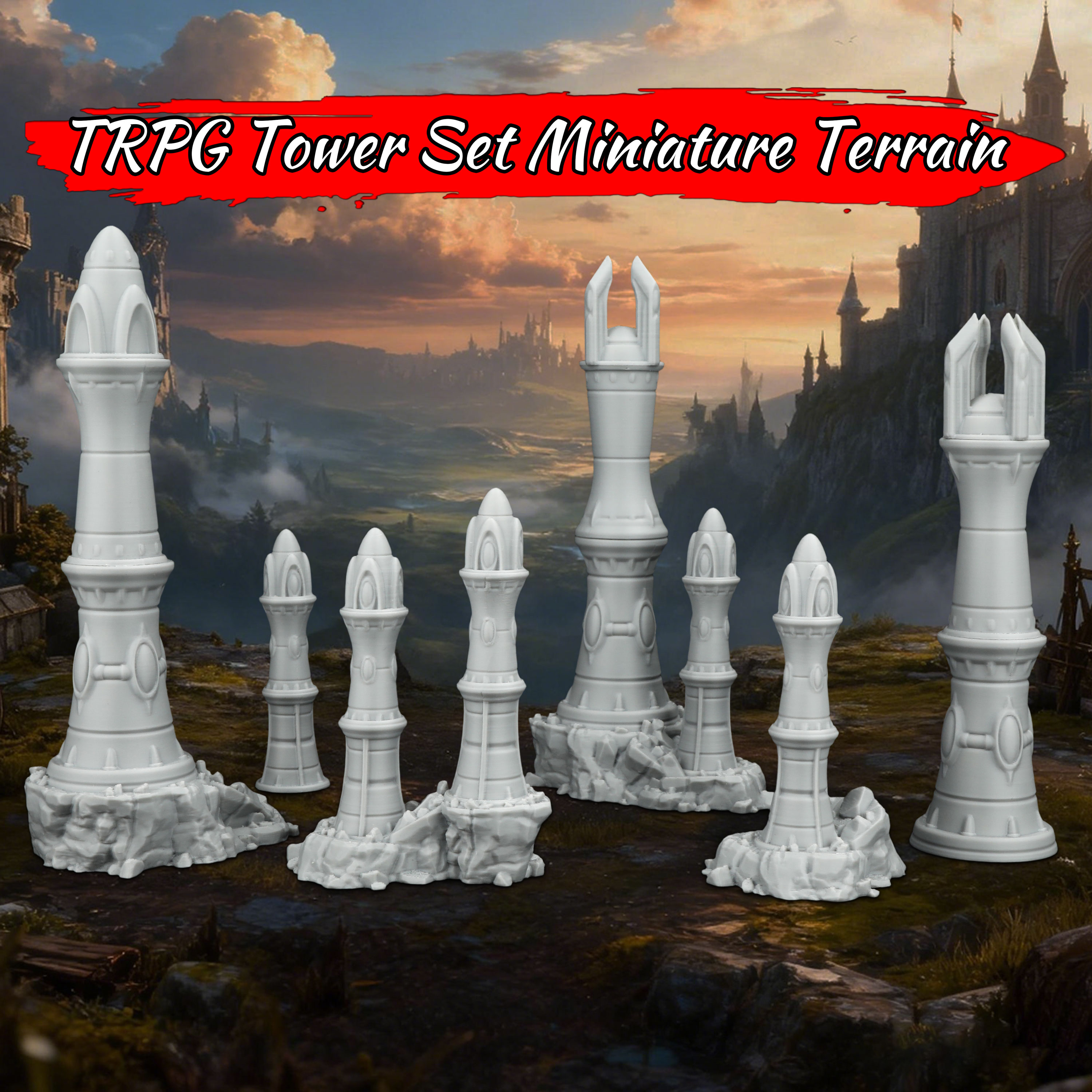Board Game Dune - PRG Tower Kit | Fantasy Magic