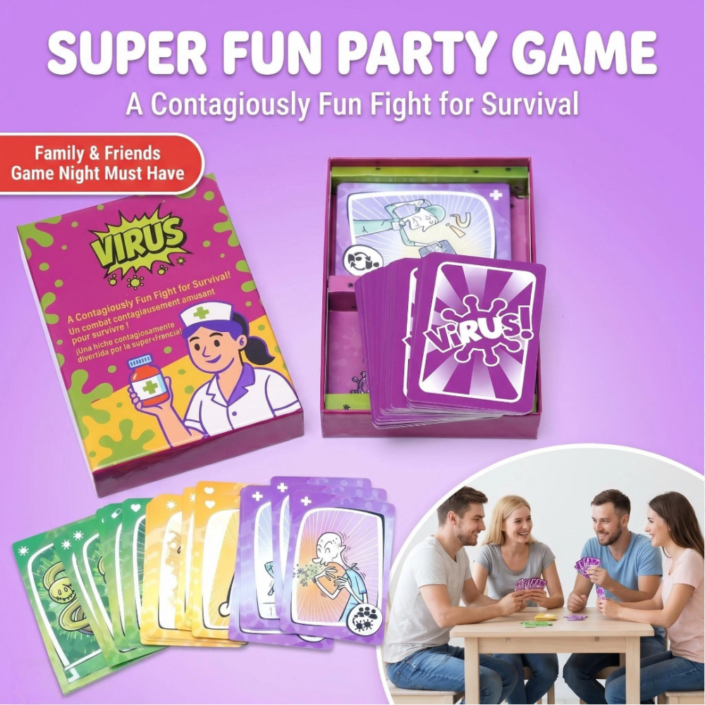 Board Game Virus - Virus Nurse Card Game, a multiplayer