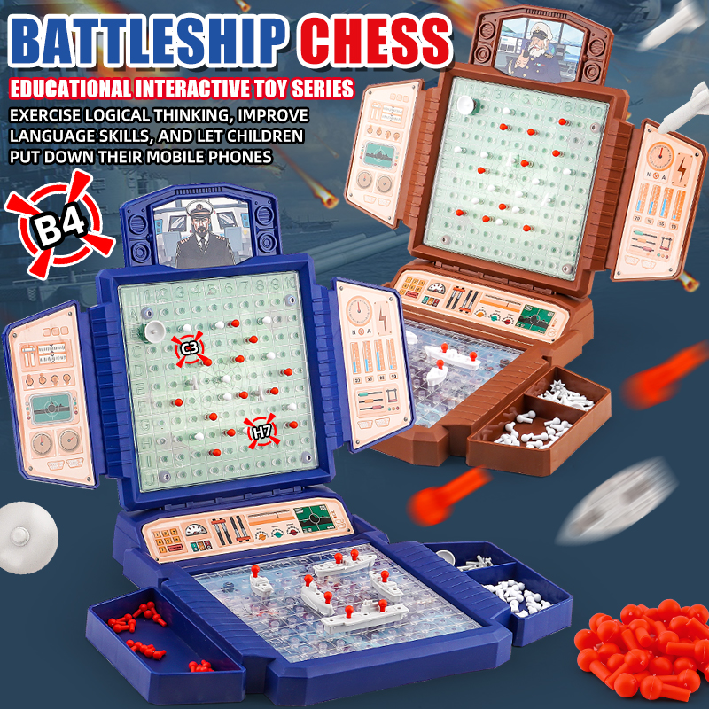 Board Game Word - Puzzle Children'S Naval Battle Battleship Chess