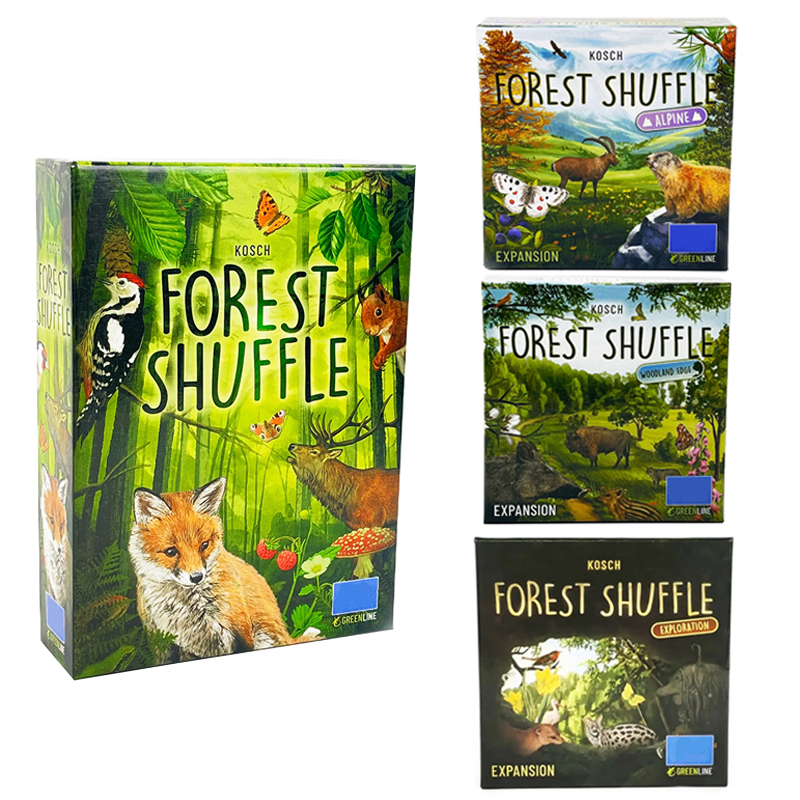 Board Game Splendor - Forest Shuffle Board Game - Clever