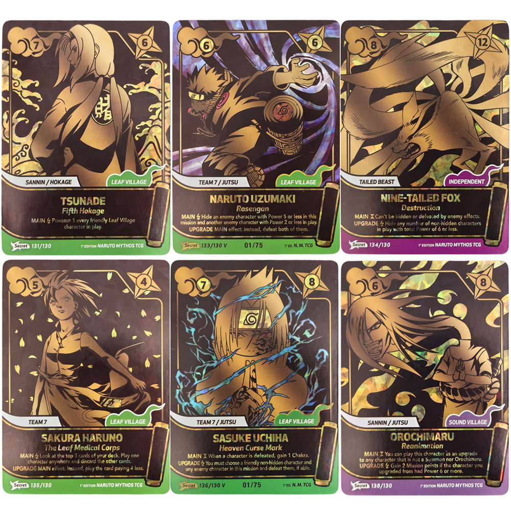 Board Game Naruto - Proxy Naruto Mythos TCG Ecret Variant