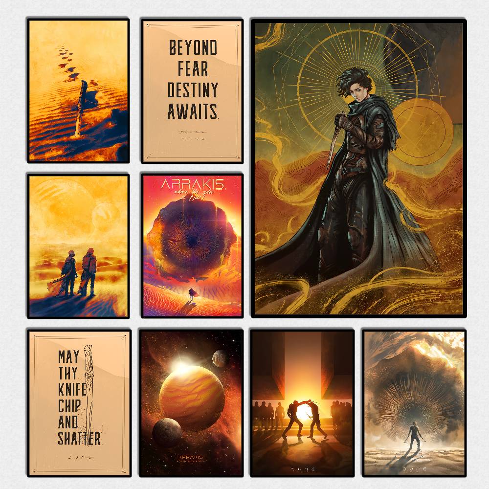 Board Game Dune - movie hot d-dune Poster Art with