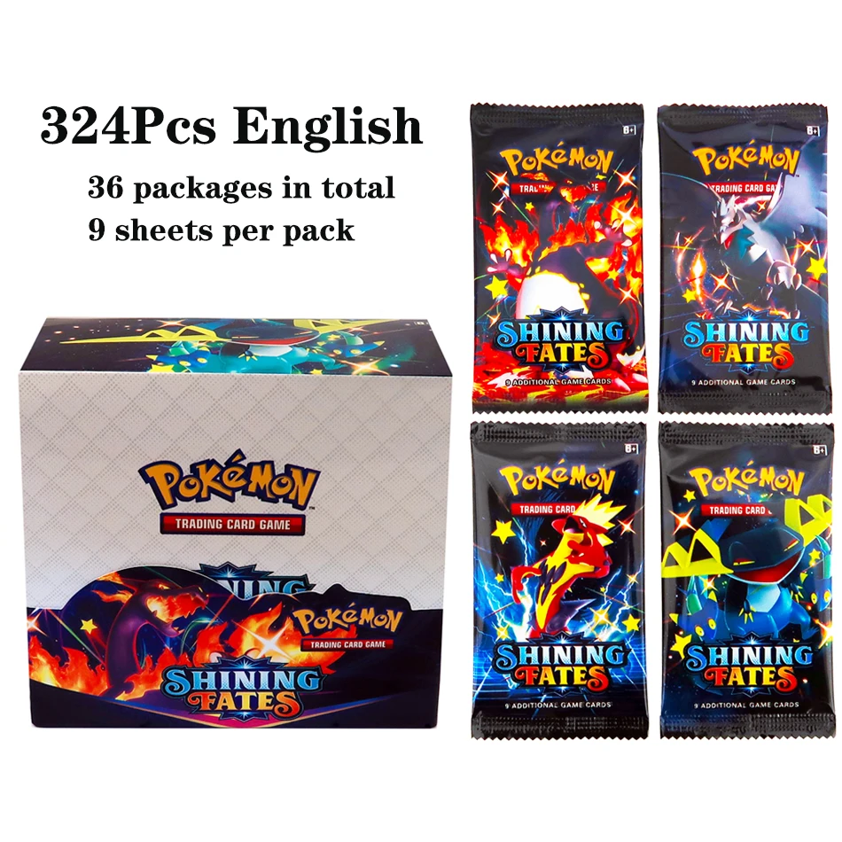 324Pcs/box Pokemon TCG: Shinin - Board Game Word ulasan dan harga