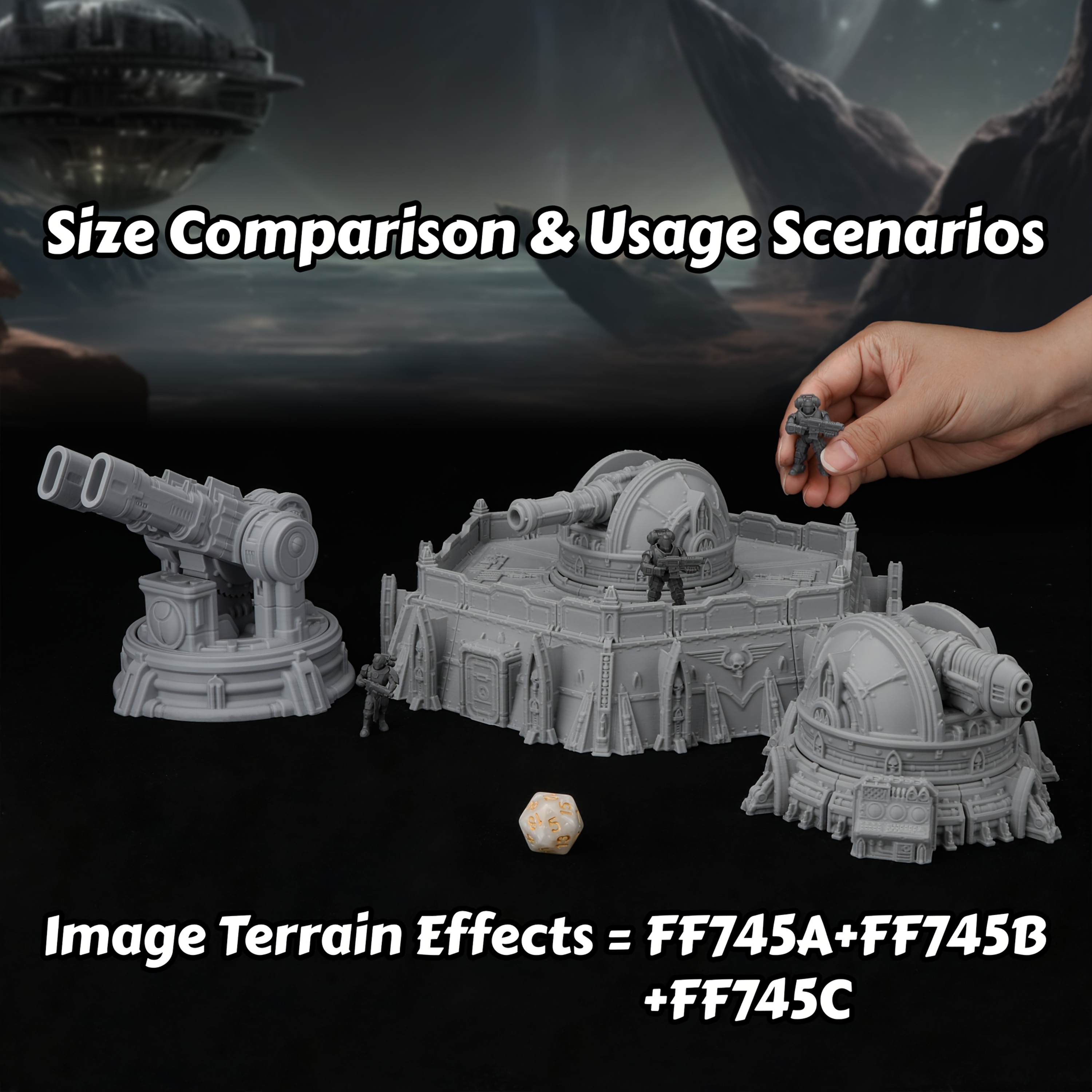 TTRPG Sci-Fi Defense Miniature - Board Game Dune ulasan dan harga
