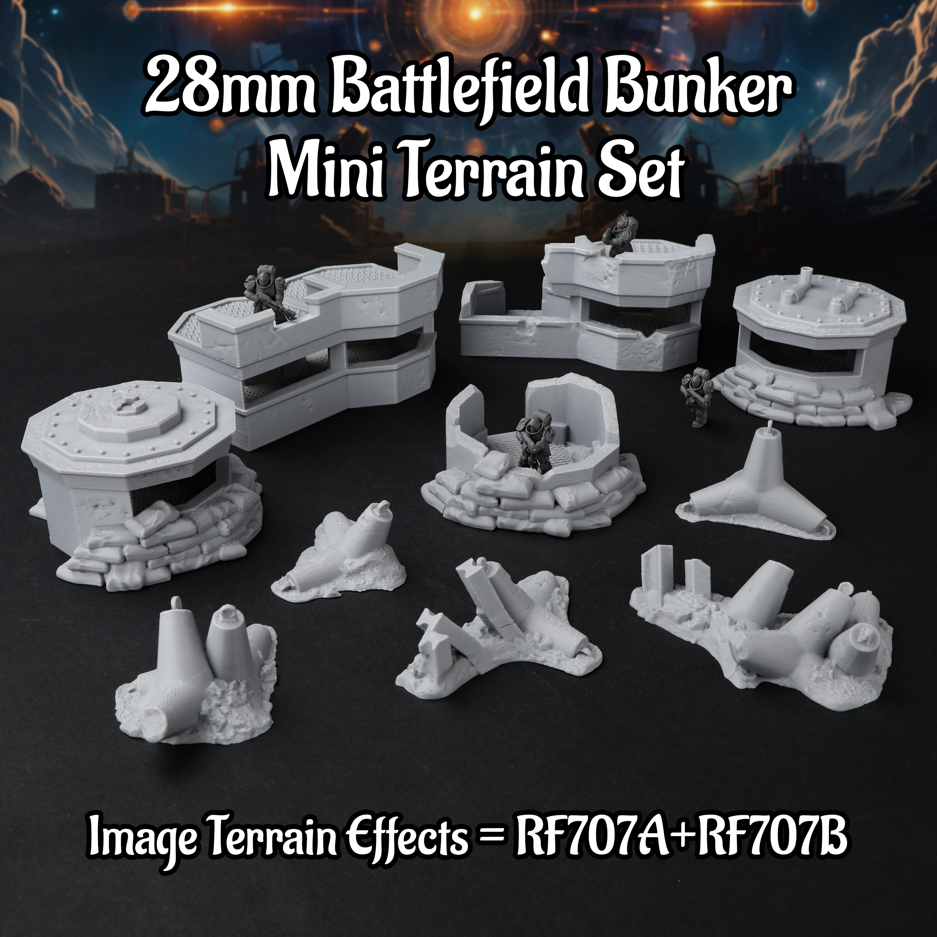 Sci-Fi Modular Battlefield Bun - Board Game Dune ulasan dan harga