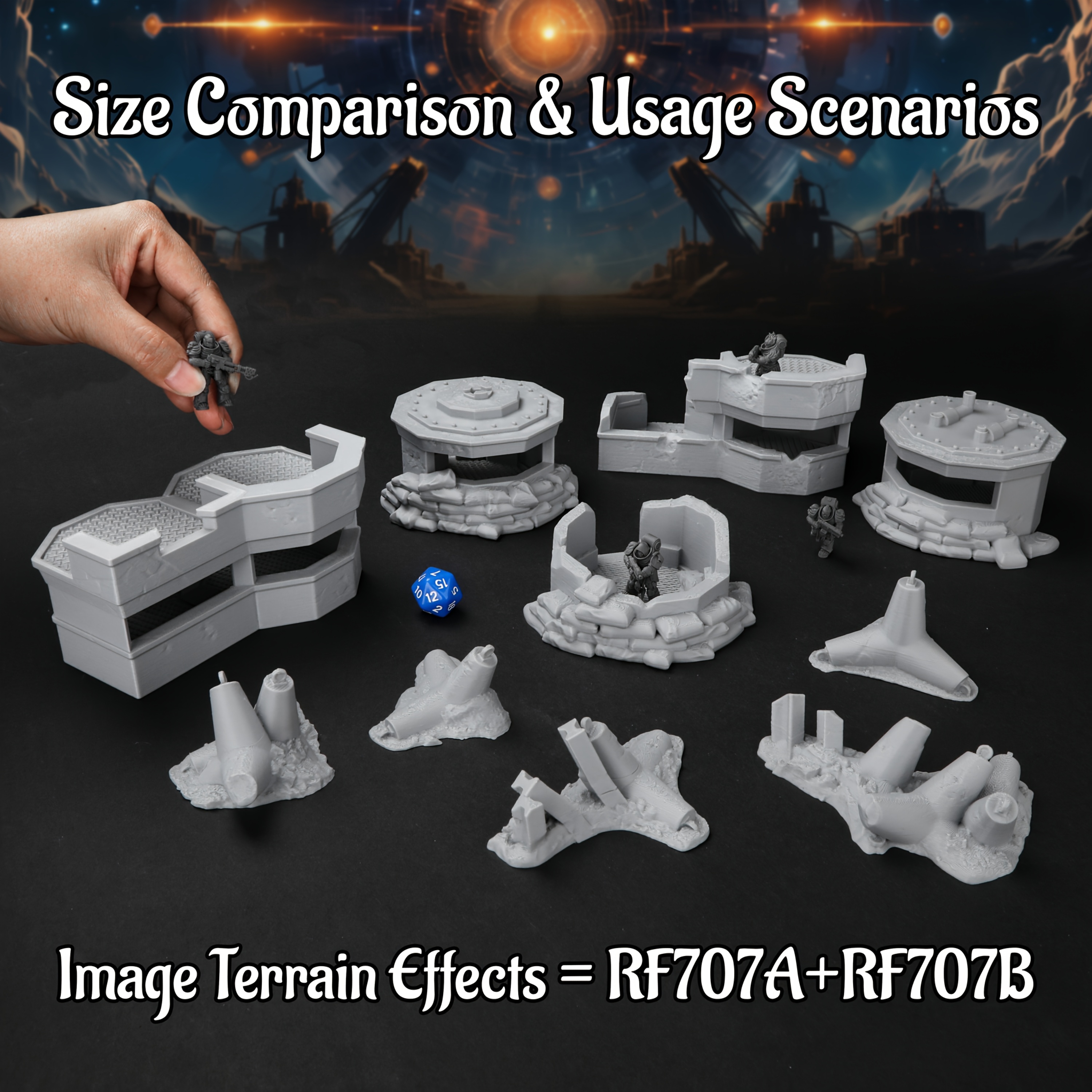 Sci-Fi Modular Battlefield Bun - Board Game Dune ulasan dan harga