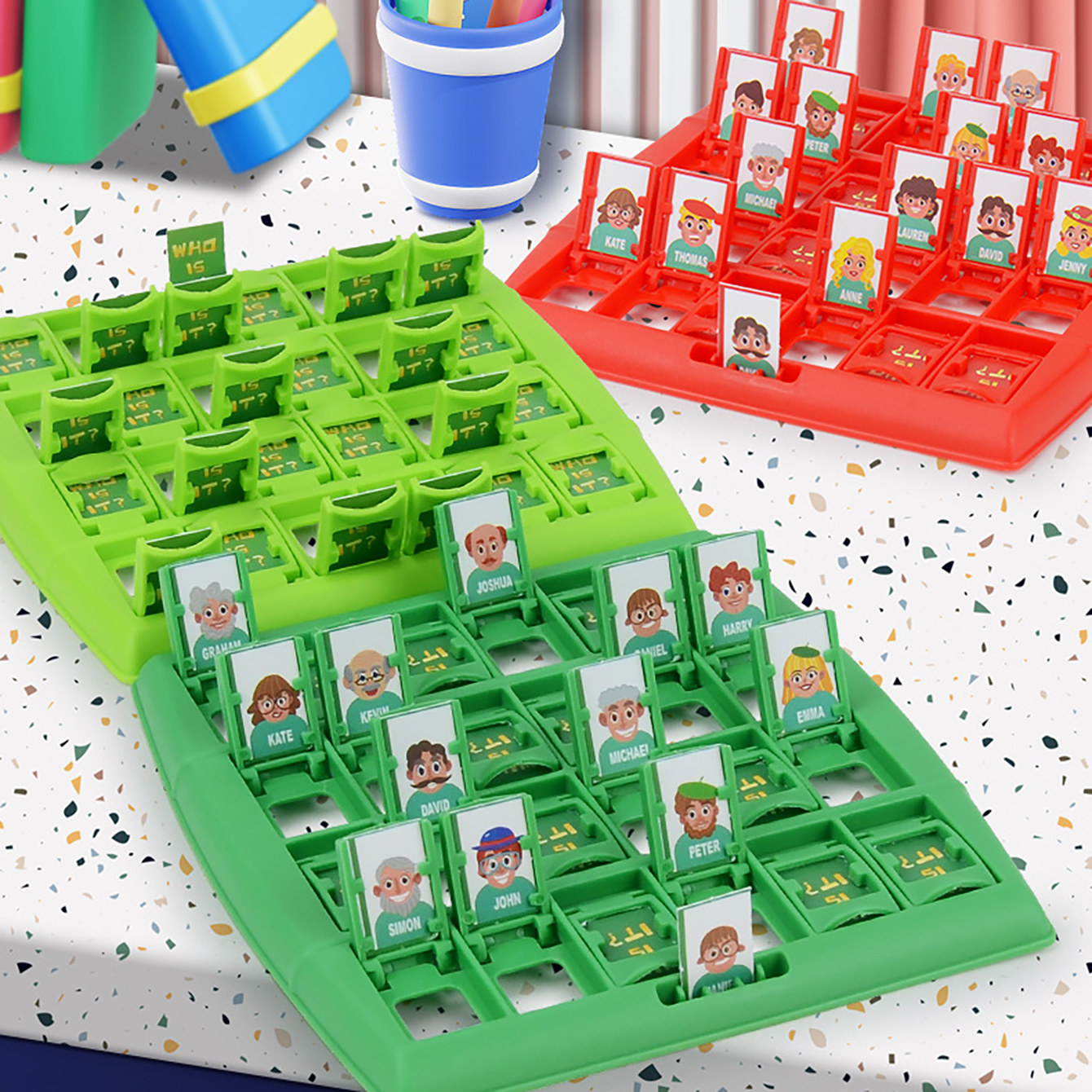 Family Guessing Board Game Who - Board Game Word ulasan dan harga