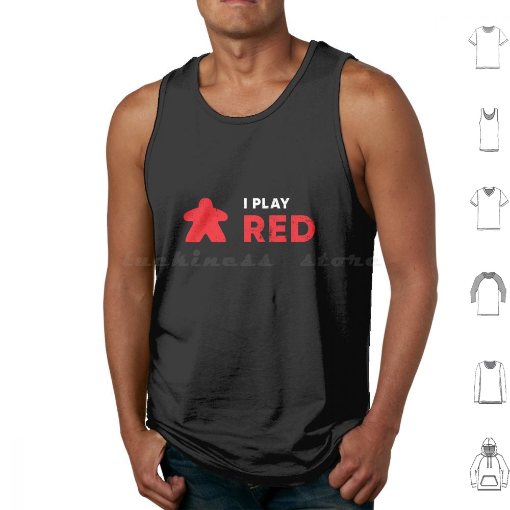 I Play Red Tank Tops Print Cot - Board Game Geek ulasan dan harga