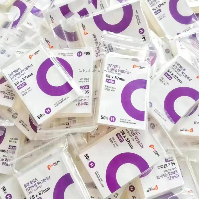 50pcs Transparent Card Sleeves - Board Game Film ulasan dan harga