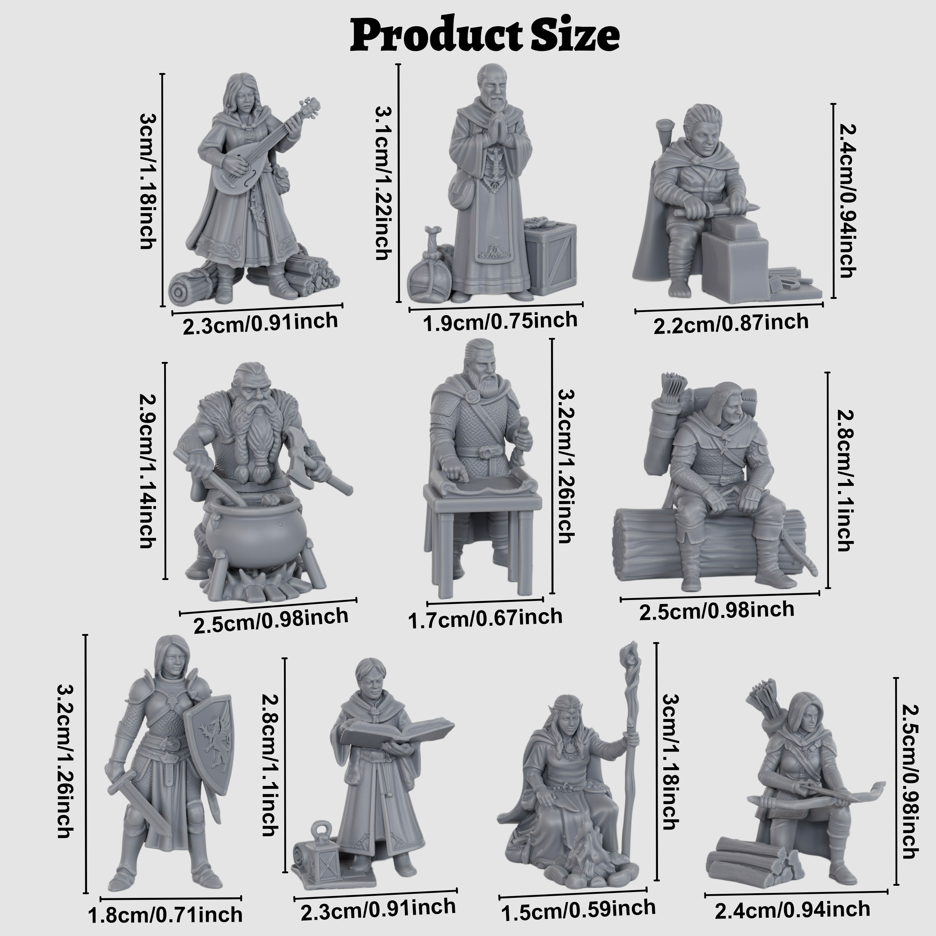 Fantasy Adventurer NPC Miniatu - Board Game Dune ulasan dan harga