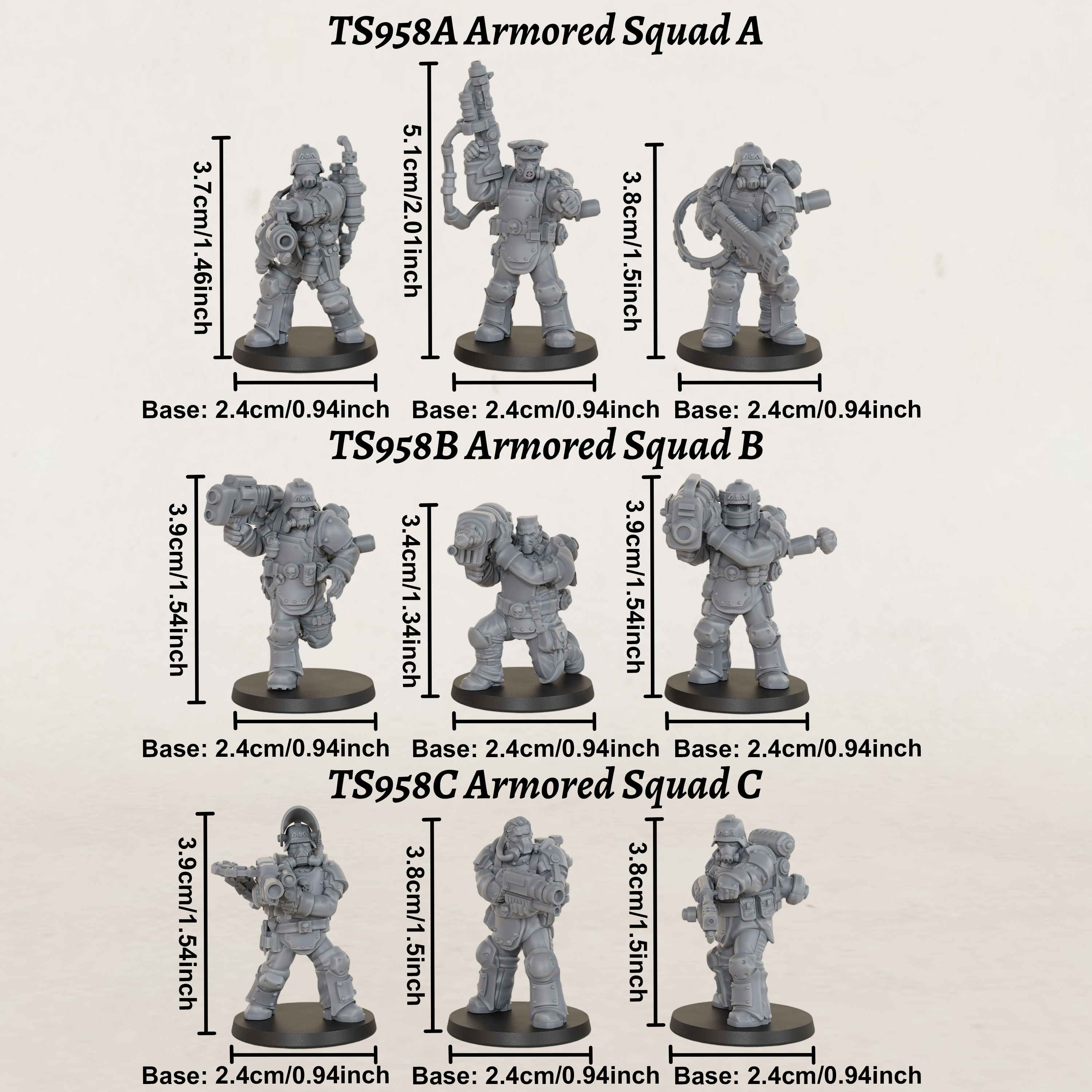 Sci-Fi Armored Squad Miniature - Board Game Dune ulasan dan harga