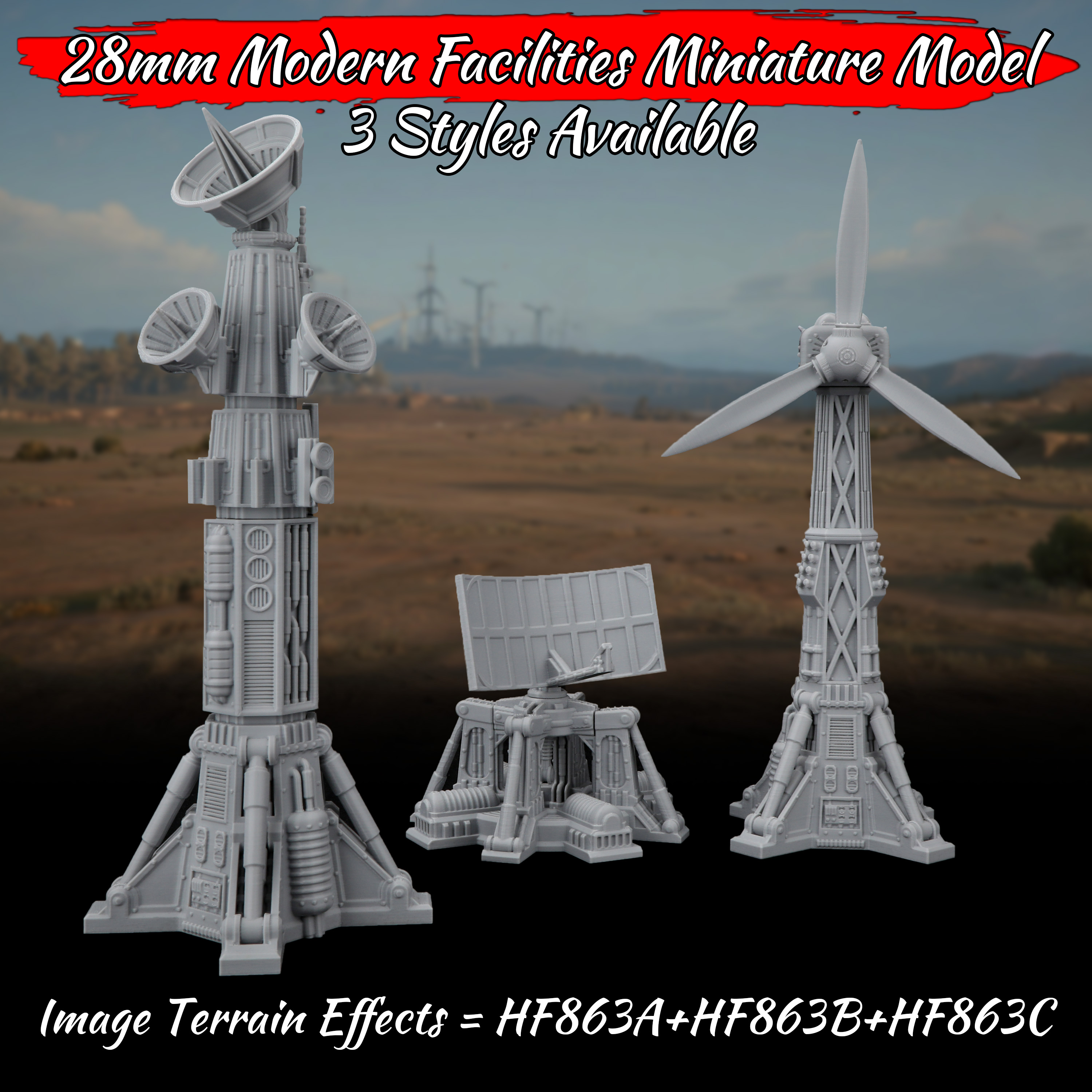 Sci-Fi Miniature Terrain Set,  - Board Game Dune ulasan dan harga