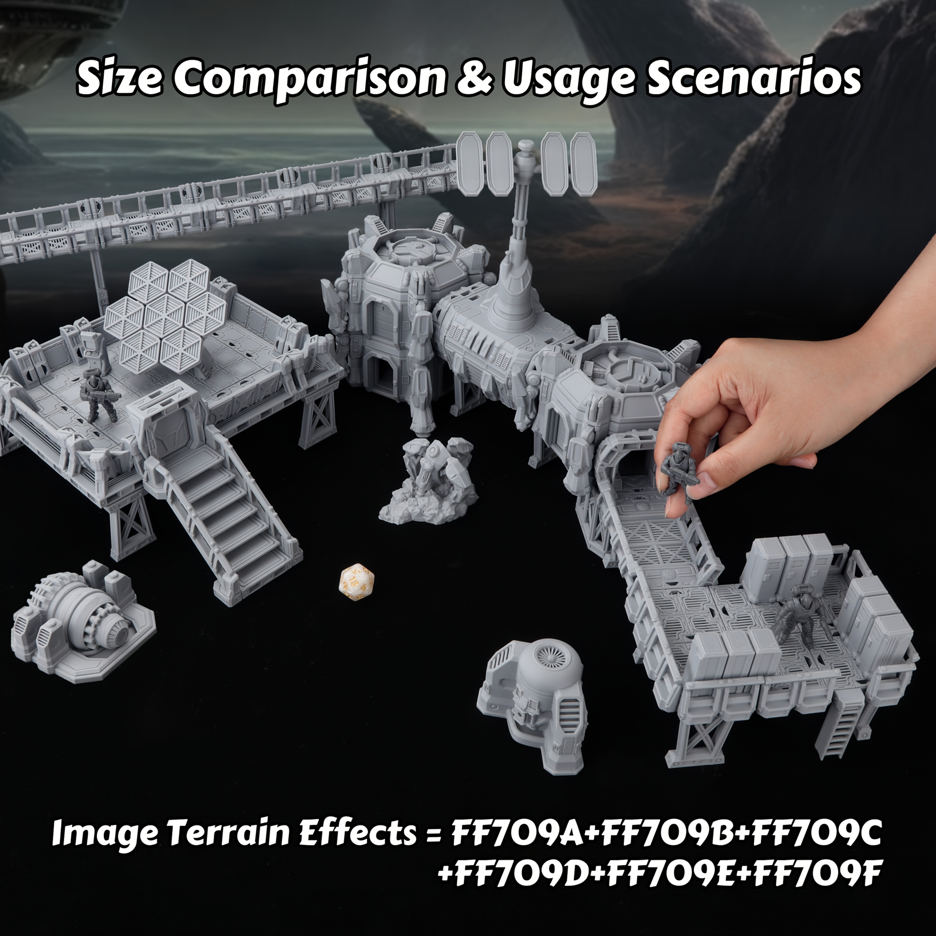 Epical Sci-Fi Terrain Set for  - Board Game Dune ulasan dan harga