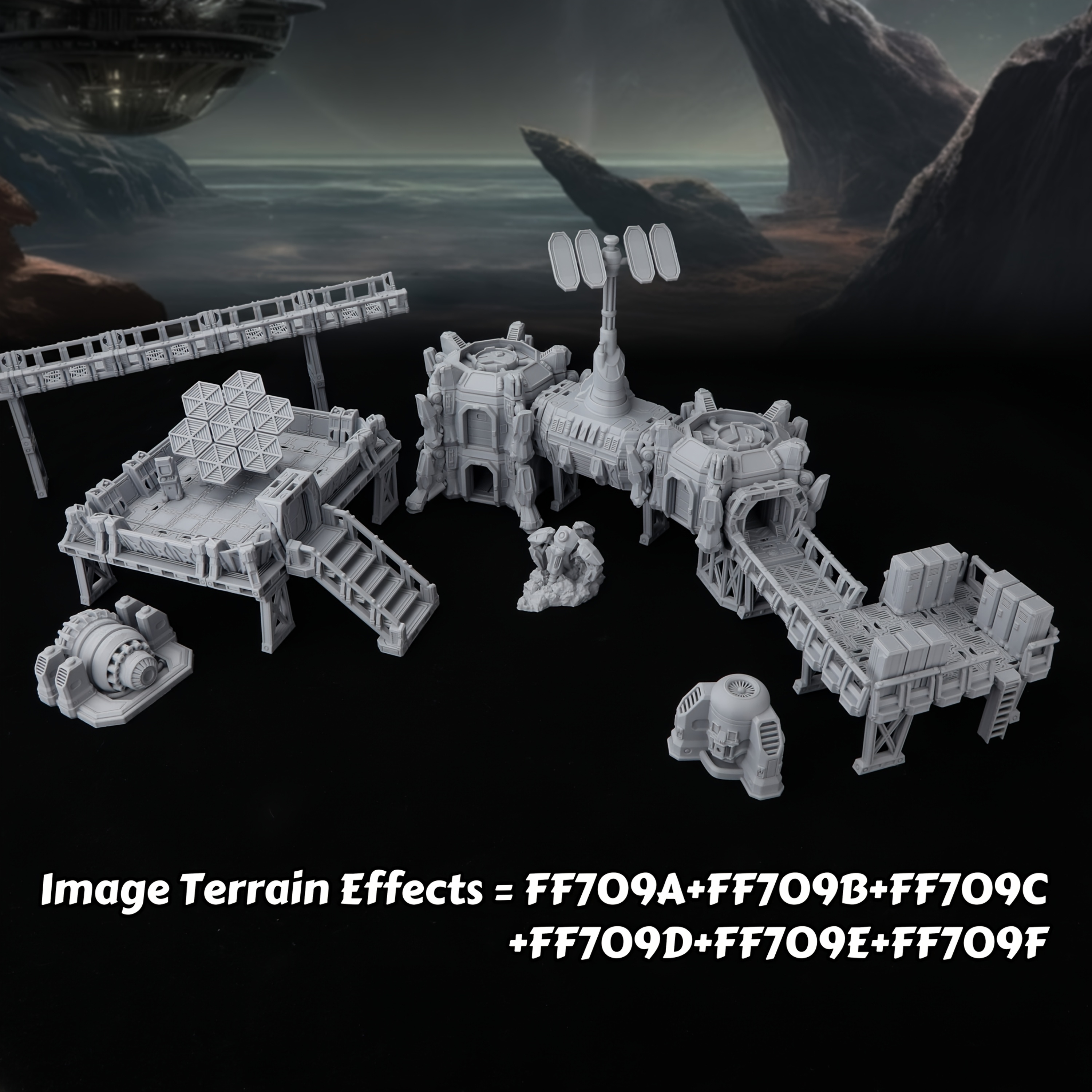 Epical Sci-Fi Terrain Set for  - Board Game Dune ulasan dan harga