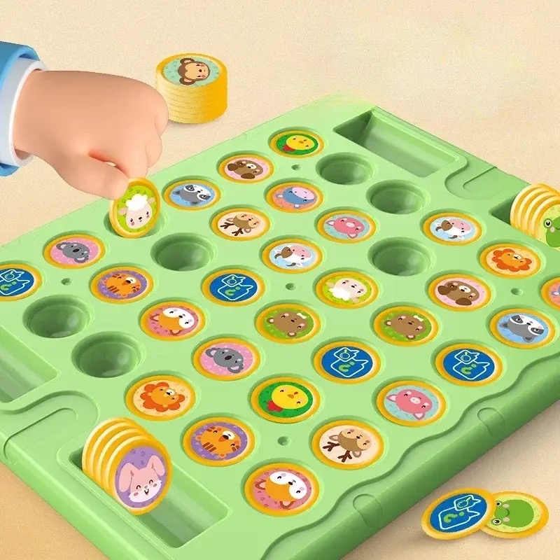 1 Pcs New Animal Flip Chess Bo - Board Game With Questions ulasan dan harga