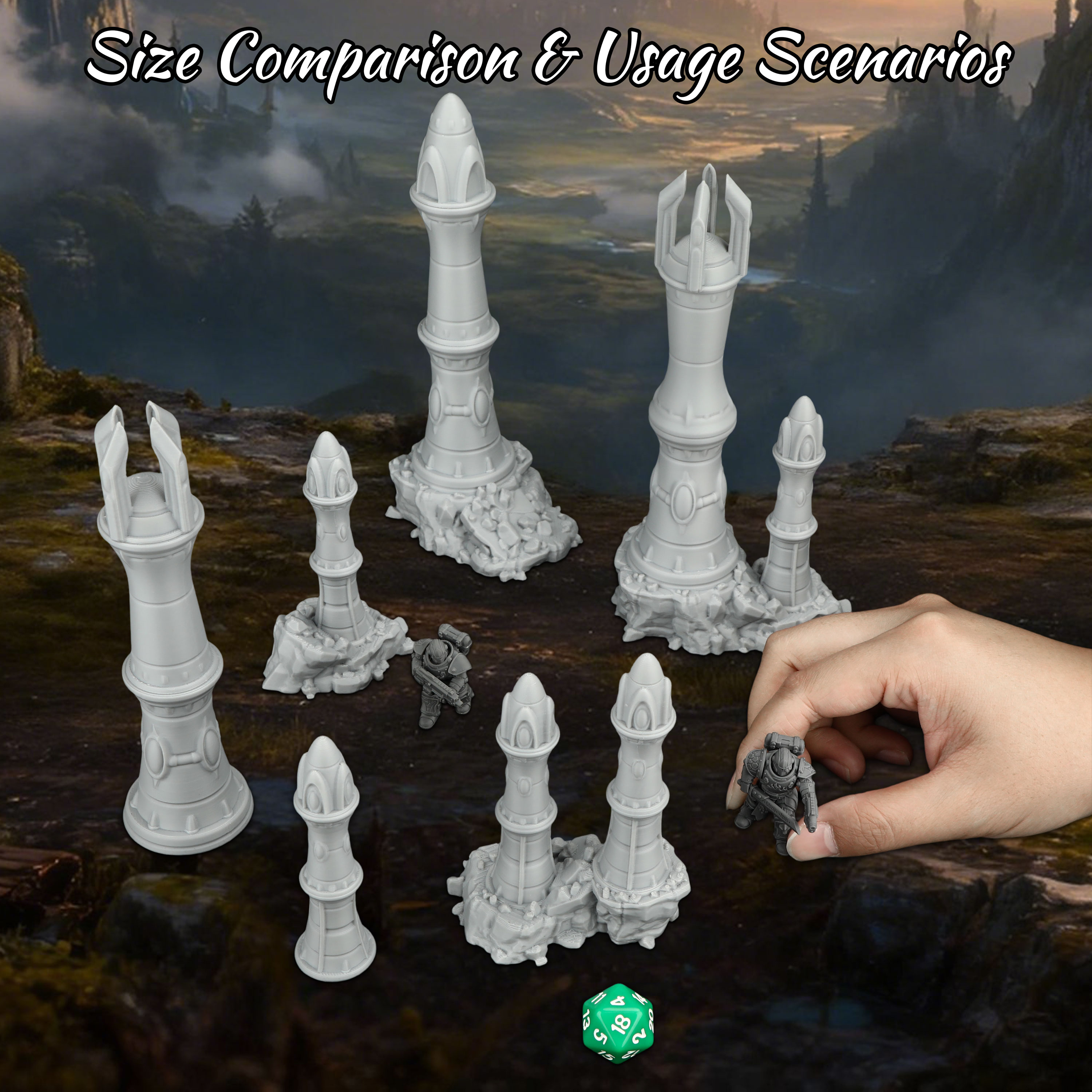 PRG Tower Kit | Fantasy Magic  - Board Game Dune ulasan dan harga