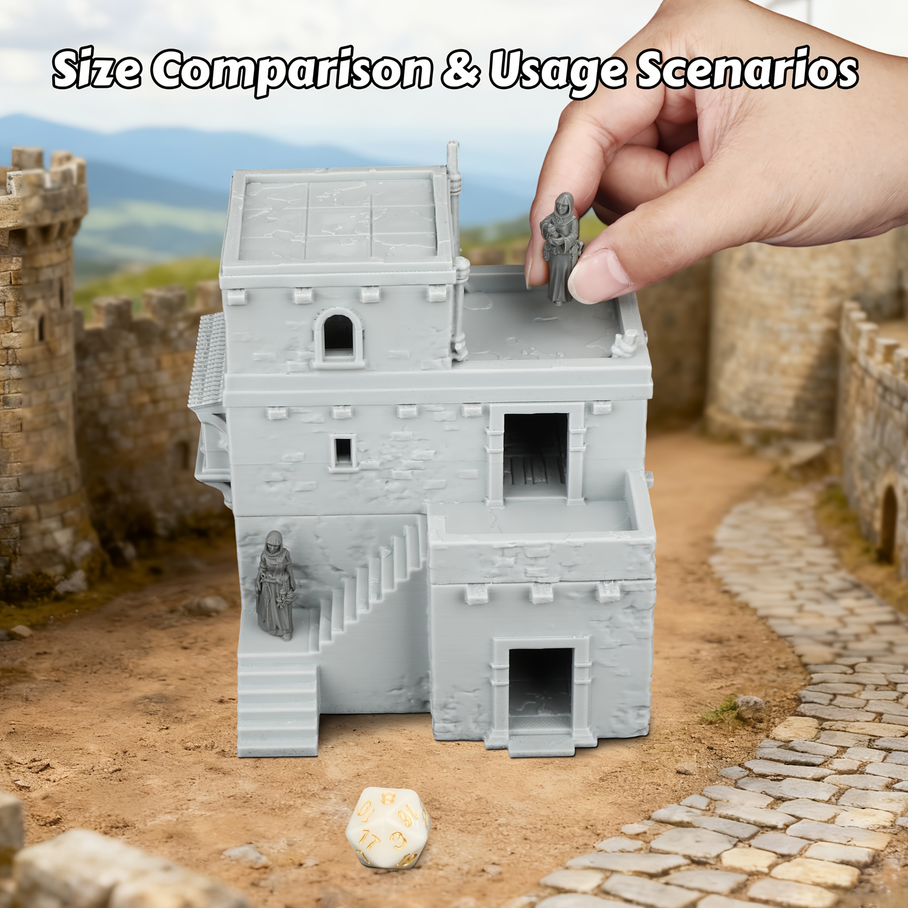 TRPG Miniature Building - Ston - Board Game Dune ulasan dan harga