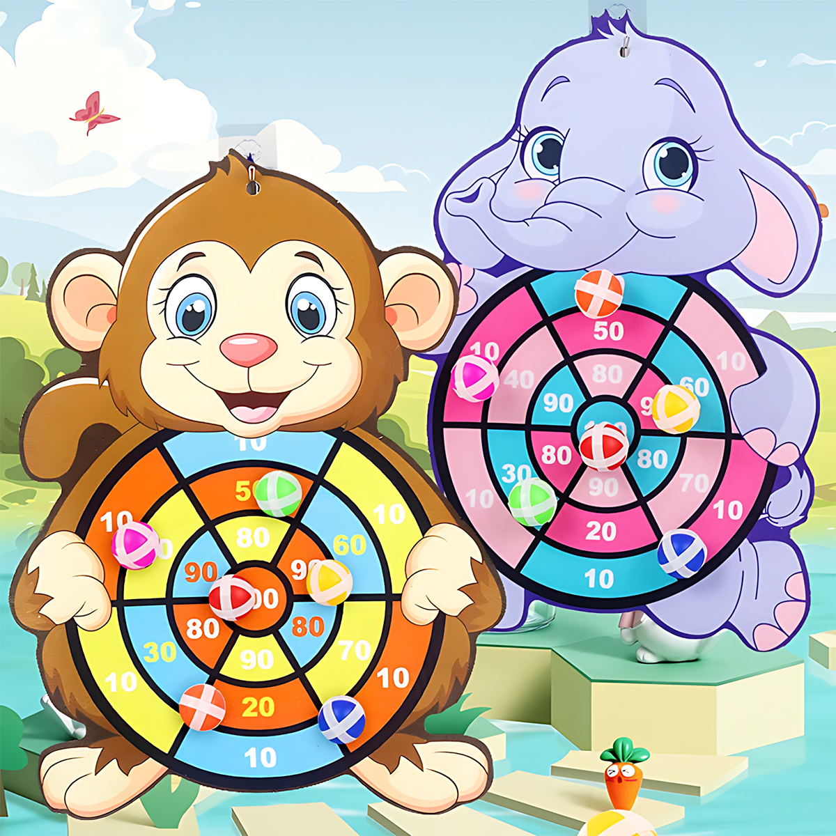 Educational Games Dart Board B - Board Game With Questions ulasan dan harga