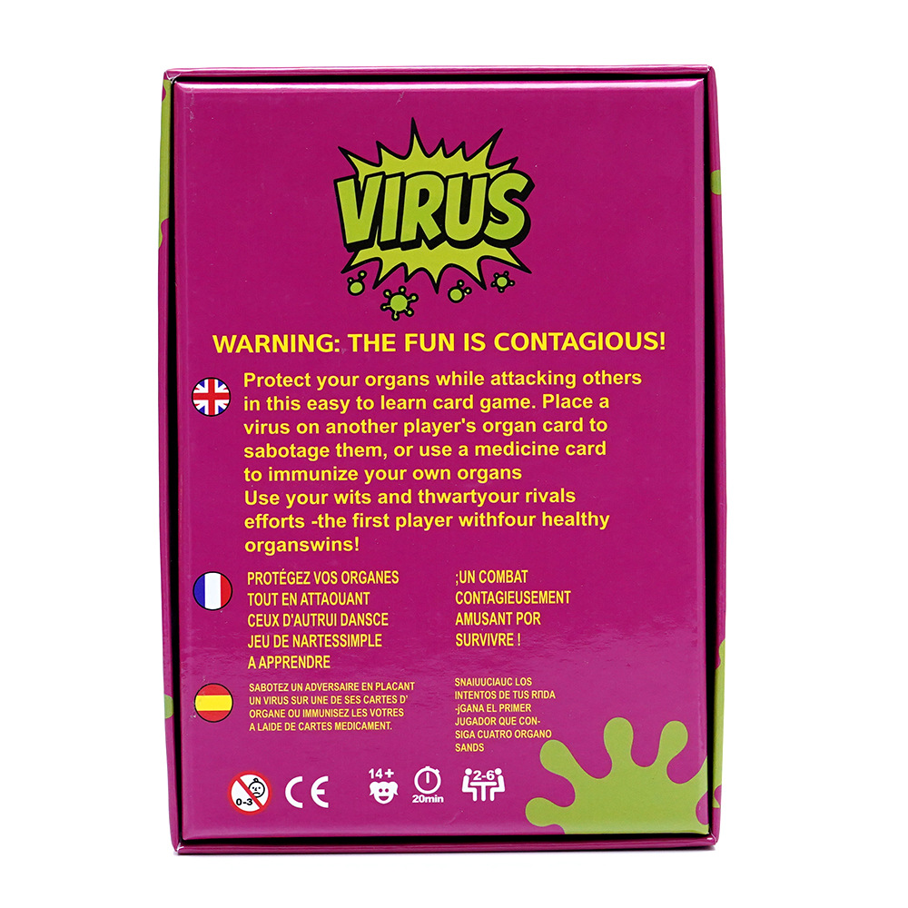 Virus Nurse Card Game, a multi - Board Game Virus ulasan dan harga