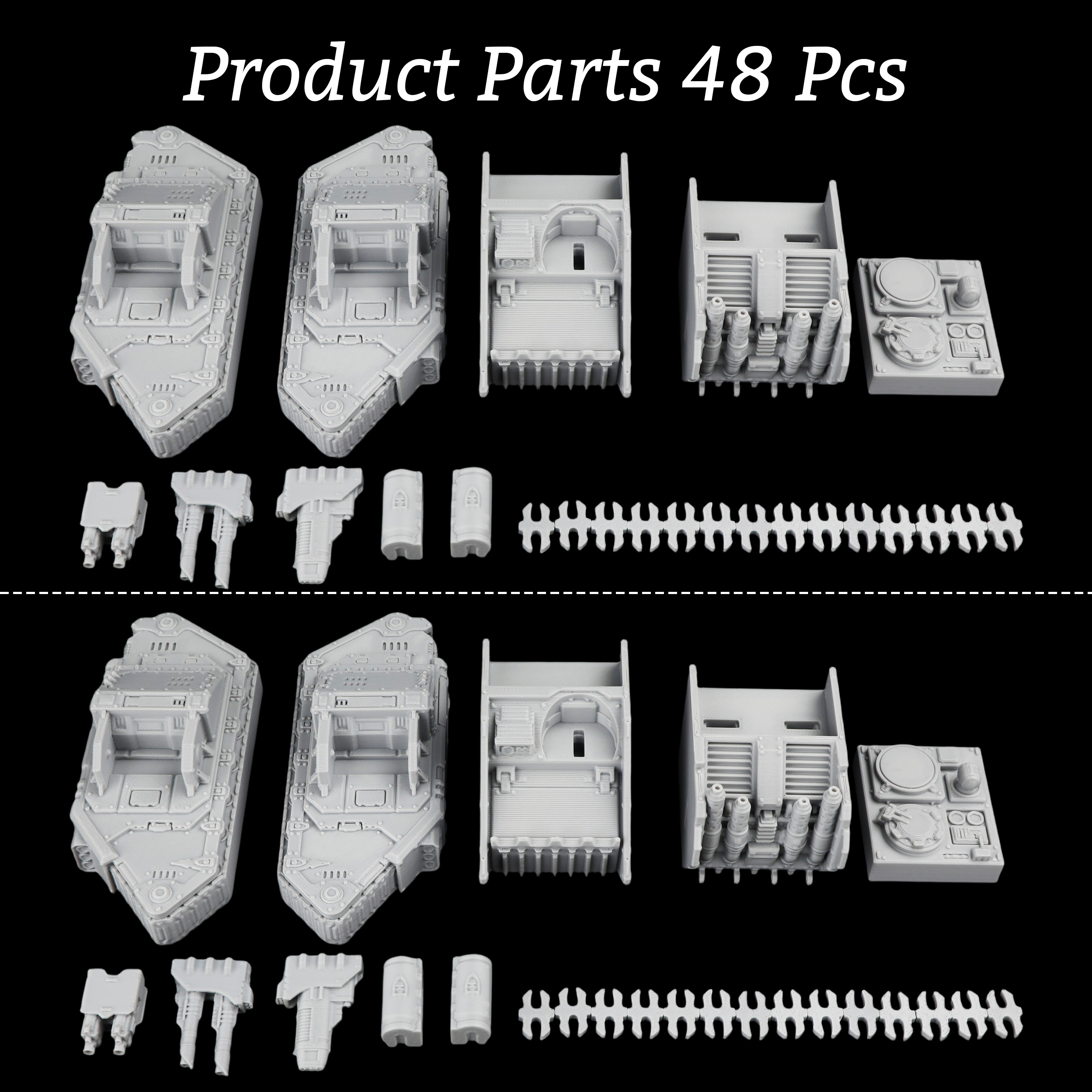 2Pcs Sci-Fi Tank Miniature Set - Board Game Dune ulasan dan harga
