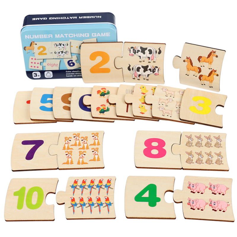 Children Iron Box Number Enlig - Board Game Word ulasan dan harga