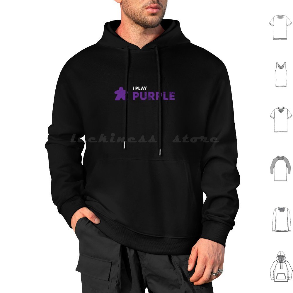 I Play Purple Hoodies Long Sle - Board Game Geek ulasan dan harga