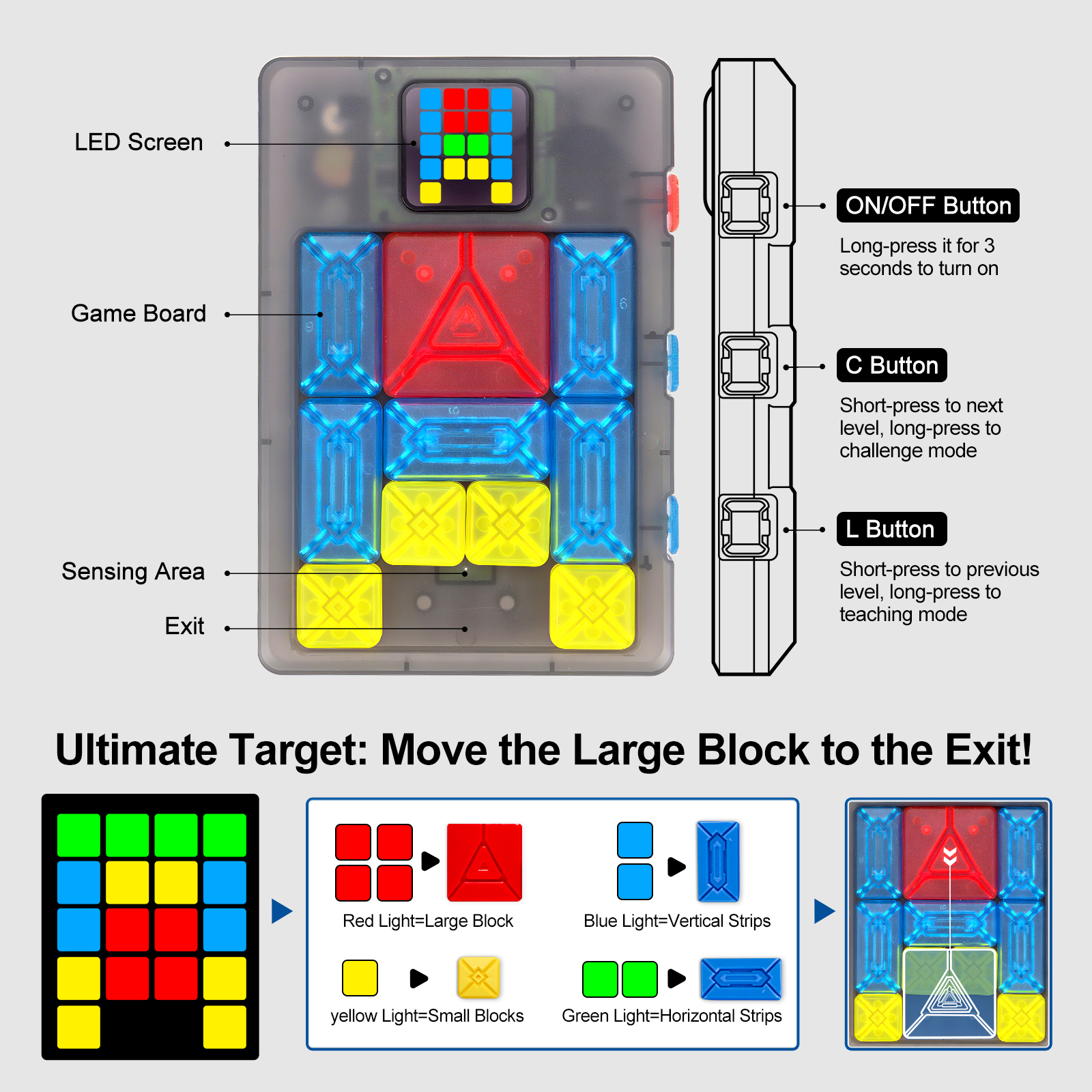 AI Huarong Road Magnetic Sucti - Board Game Idea ulasan dan harga