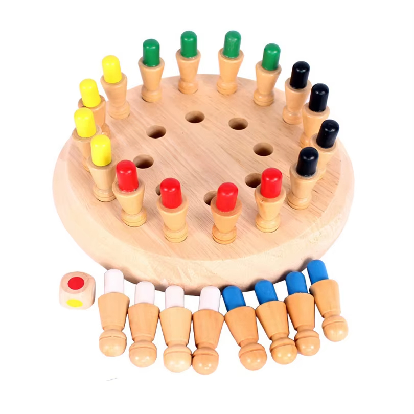 Wooden Memory Match Stick Ches - Board Game Oath ulasan dan harga