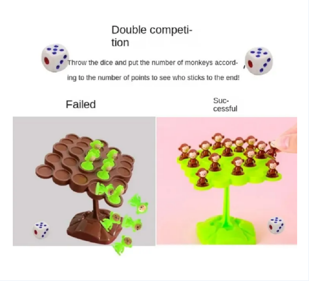 Monkey Balance Tree Focus Bala - Board Game Word ulasan dan harga