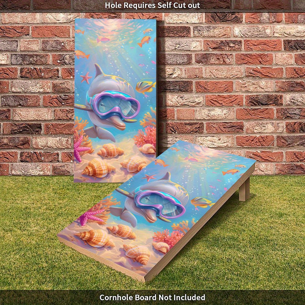 Marine Cute Dolphin Waterproof - Board Game Film ulasan dan harga