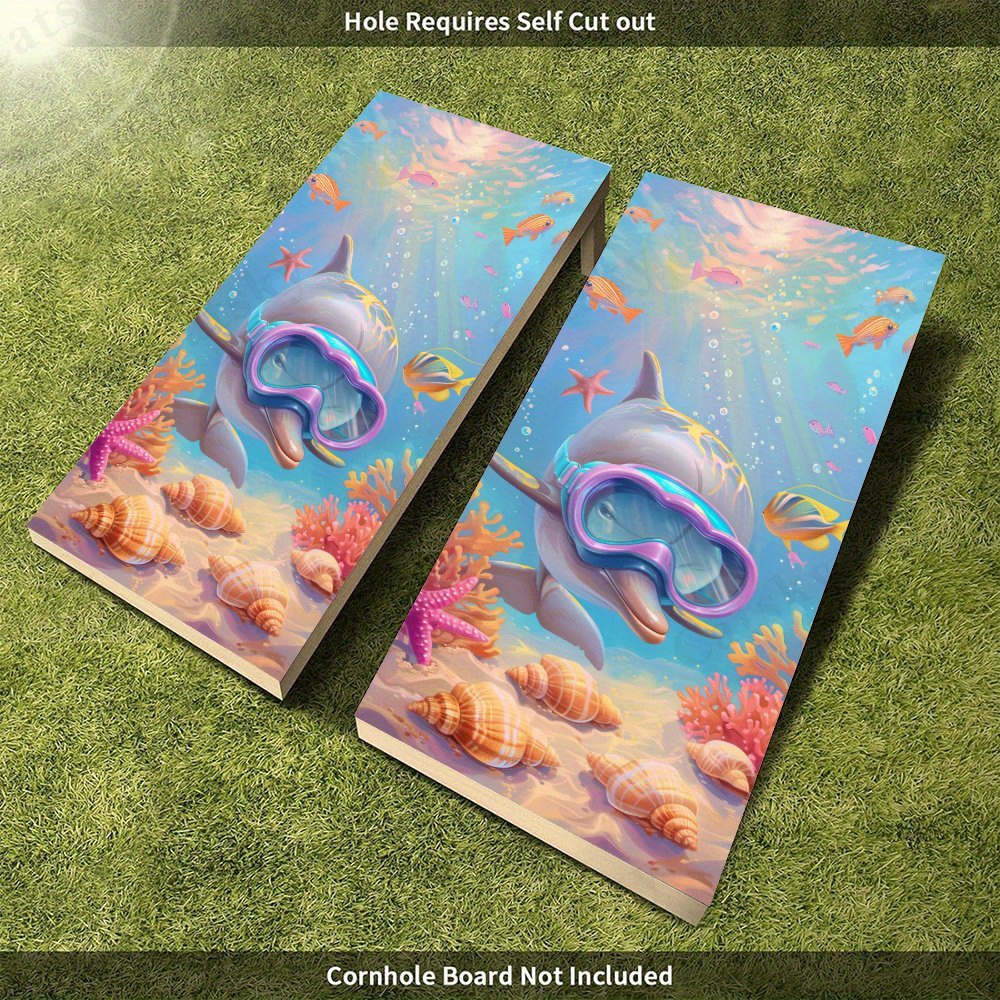 Marine Cute Dolphin Waterproof - Board Game Film ulasan dan harga