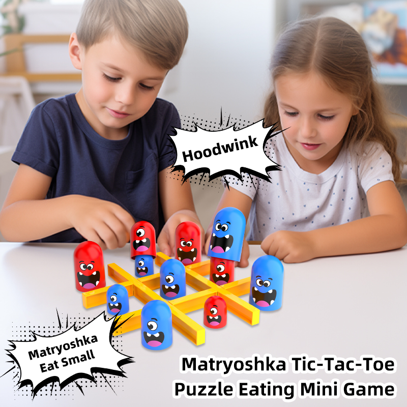 Tic-Tac-Toe Eat-and-Be-Sized S - Board Game Word ulasan dan harga