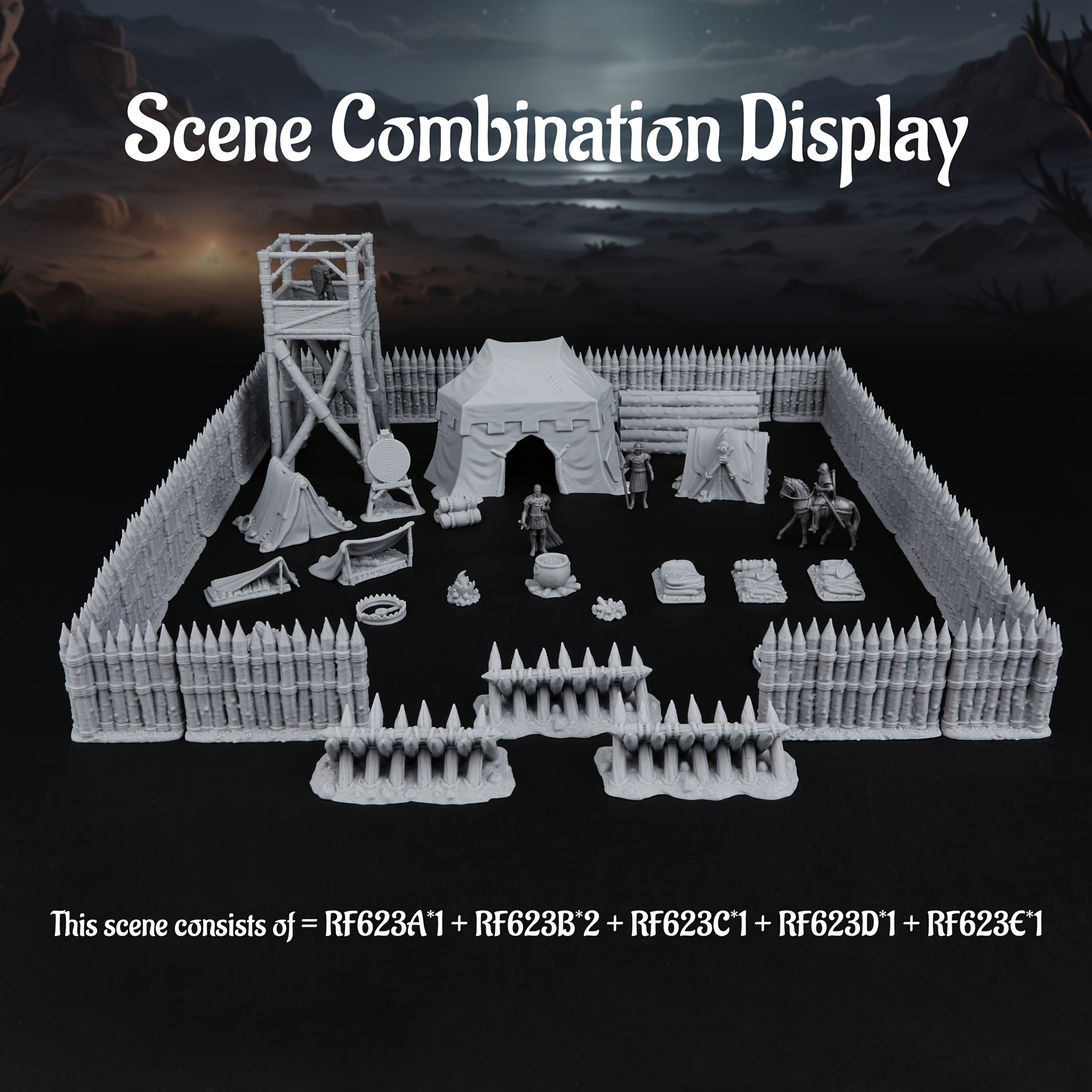 RPG Modular Camp Miniature Ter - Board Game Dune ulasan dan harga
