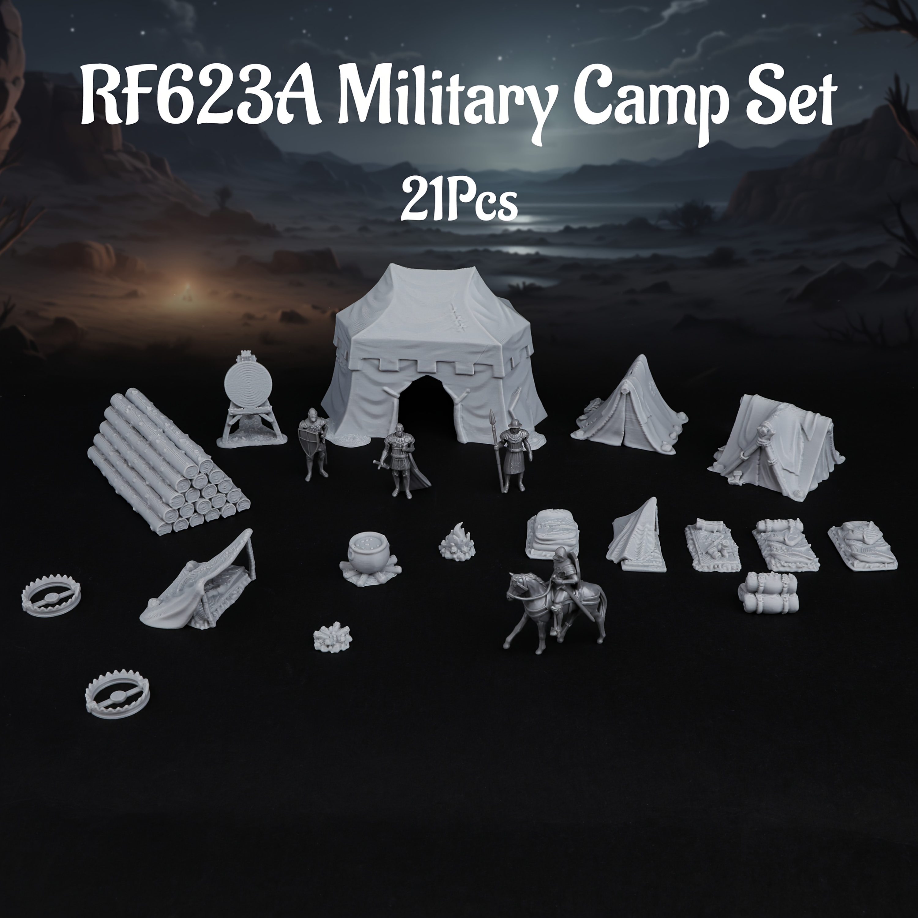 RPG Modular Camp Miniature Ter - Board Game Dune ulasan dan harga