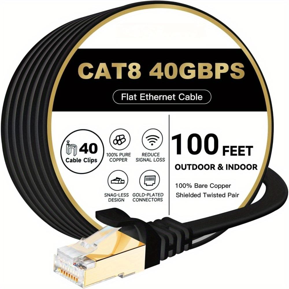 Cat8 Ethernet Cable, Flat Desi - Board Game Geek ulasan dan harga